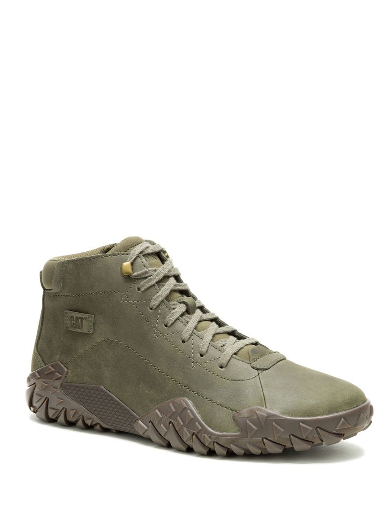 Zapatilla Hombre Gridlock Hi Verde Oliva Cat