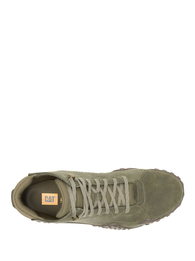 Zapatilla Hombre Gridlock Hi Verde Oliva Cat