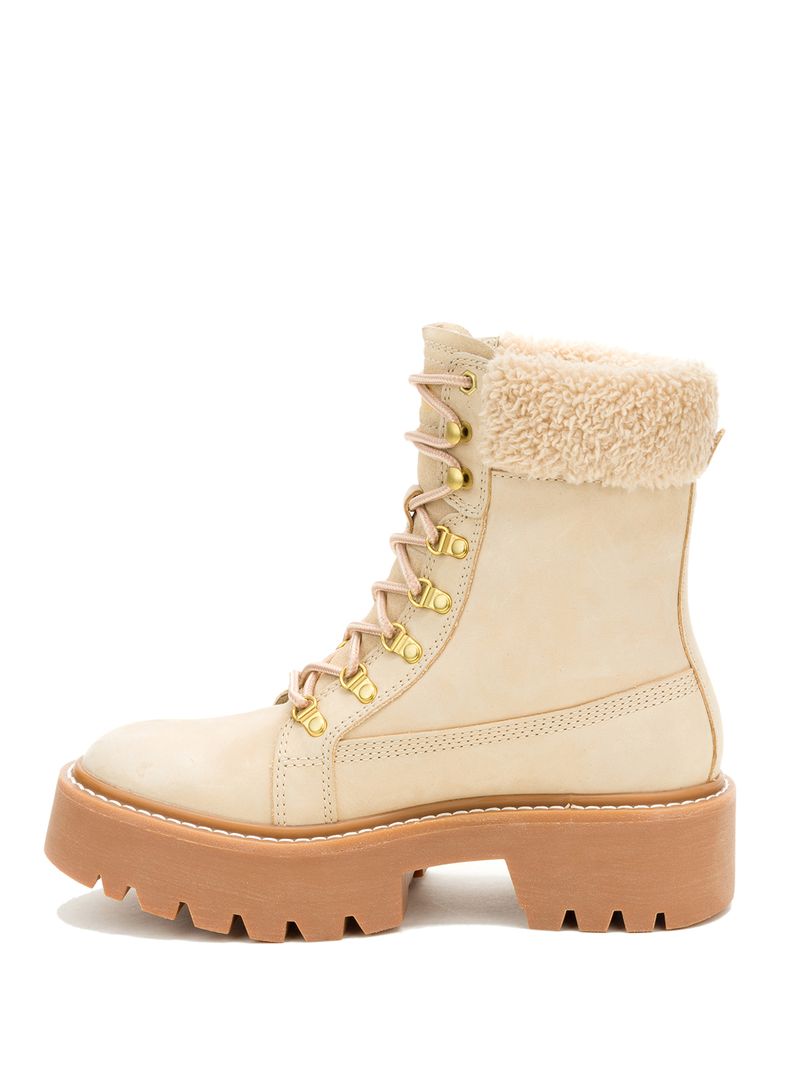 Botín Mujer Colorado Max Hiker Beige Cat