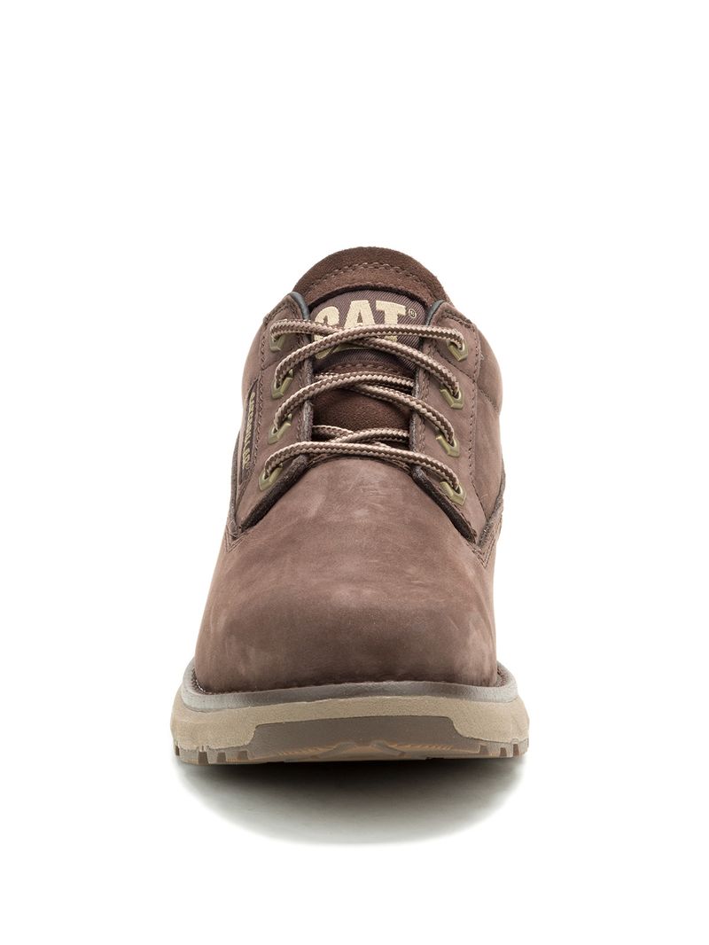 Zapatilla de Cuero Hombre Pursue Lo Café Cat