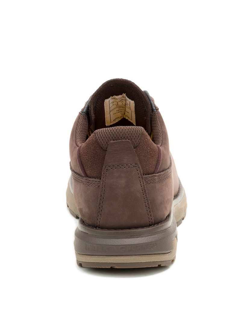 Zapatilla de Cuero Hombre Pursue Lo Café Cat