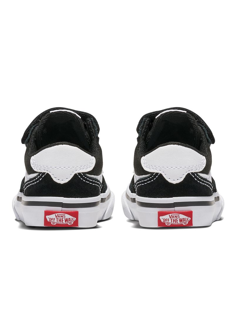 Zapatilla Niño Brooklyn Velcro Negro Vans