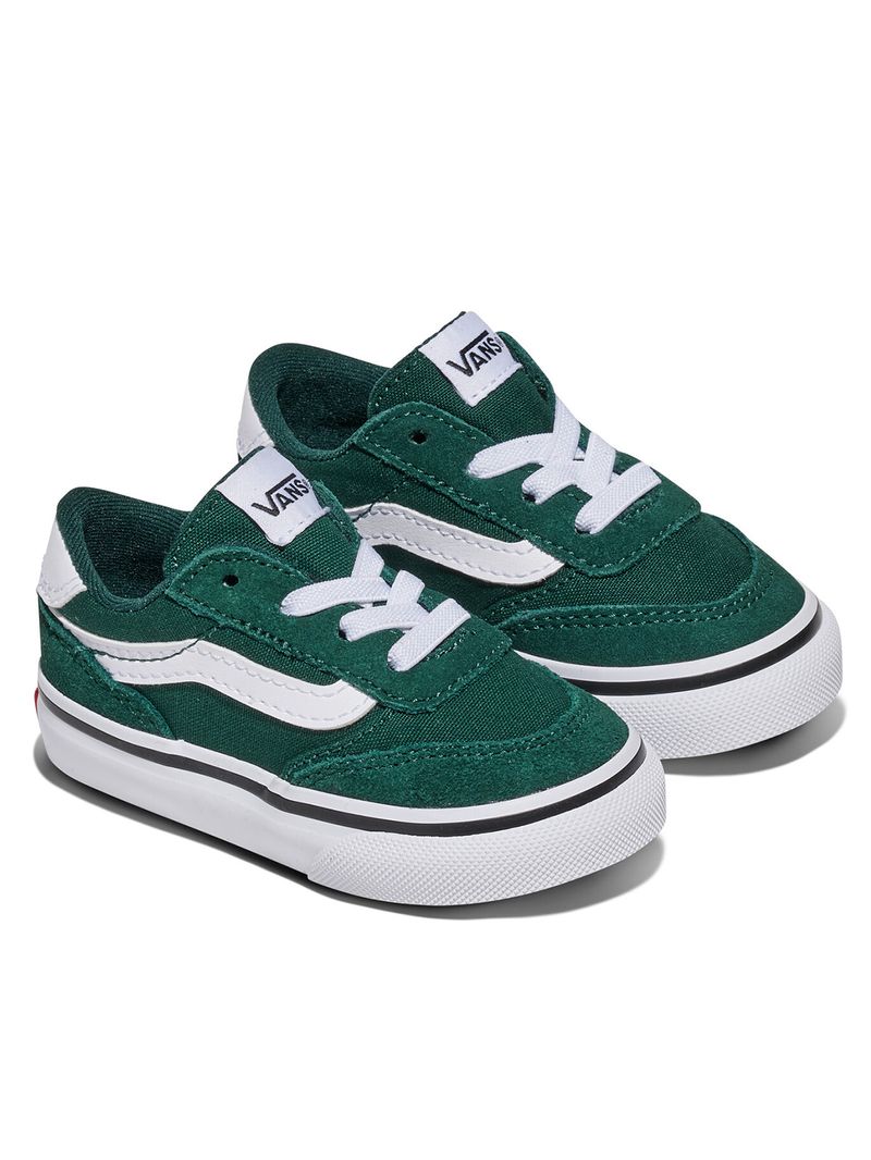 Zapatilla Niño Brooklyn Slip-On Verde Vans