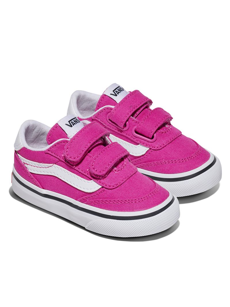 Zapatilla Niño Brooklyn Velcro Rosado Vans