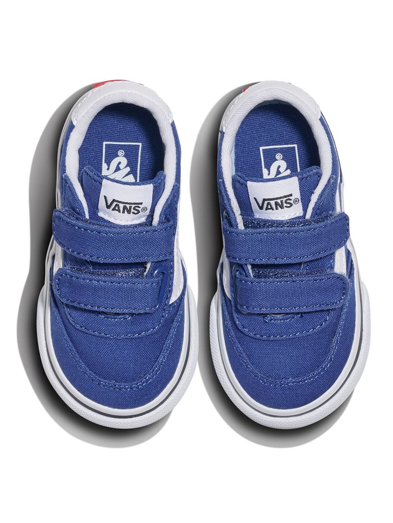 Zapatilla Niño Brooklyn Velcro Azul Vans