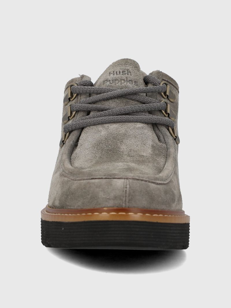 Zapato Cuero Mujer Renovo Gris