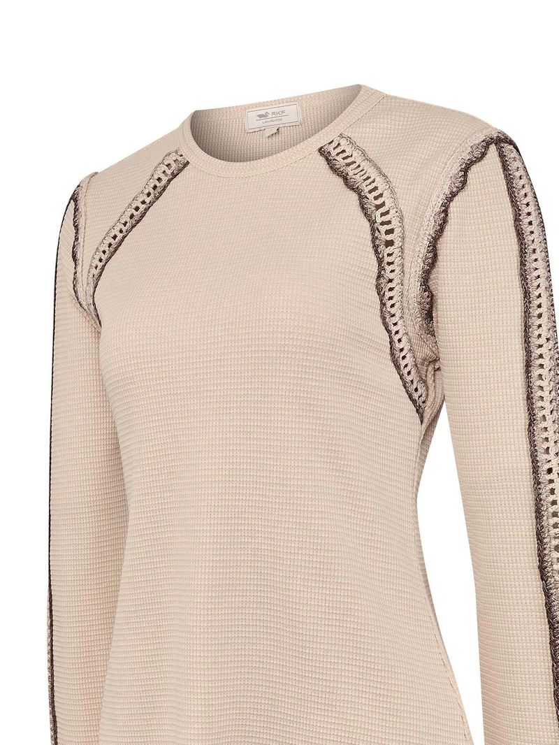 Polera Algodón Orgánico Mujer Cripa Blanco Rockford