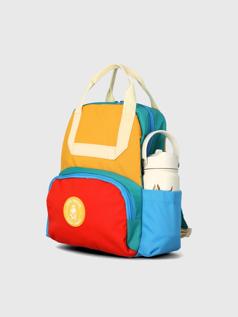 MOCHILA NINO COLOR MINI MULTICOLOR HUSH PUPPIES