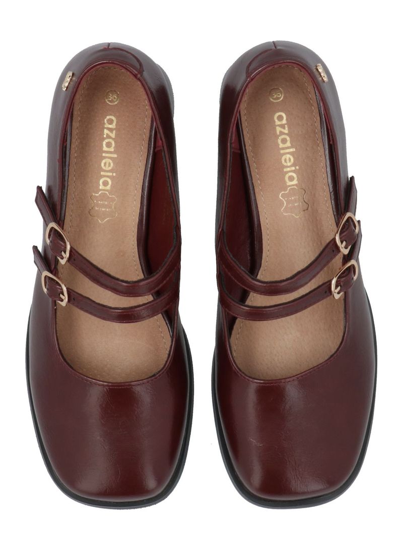 Zapato Mujer Rosa Vino Azaleia