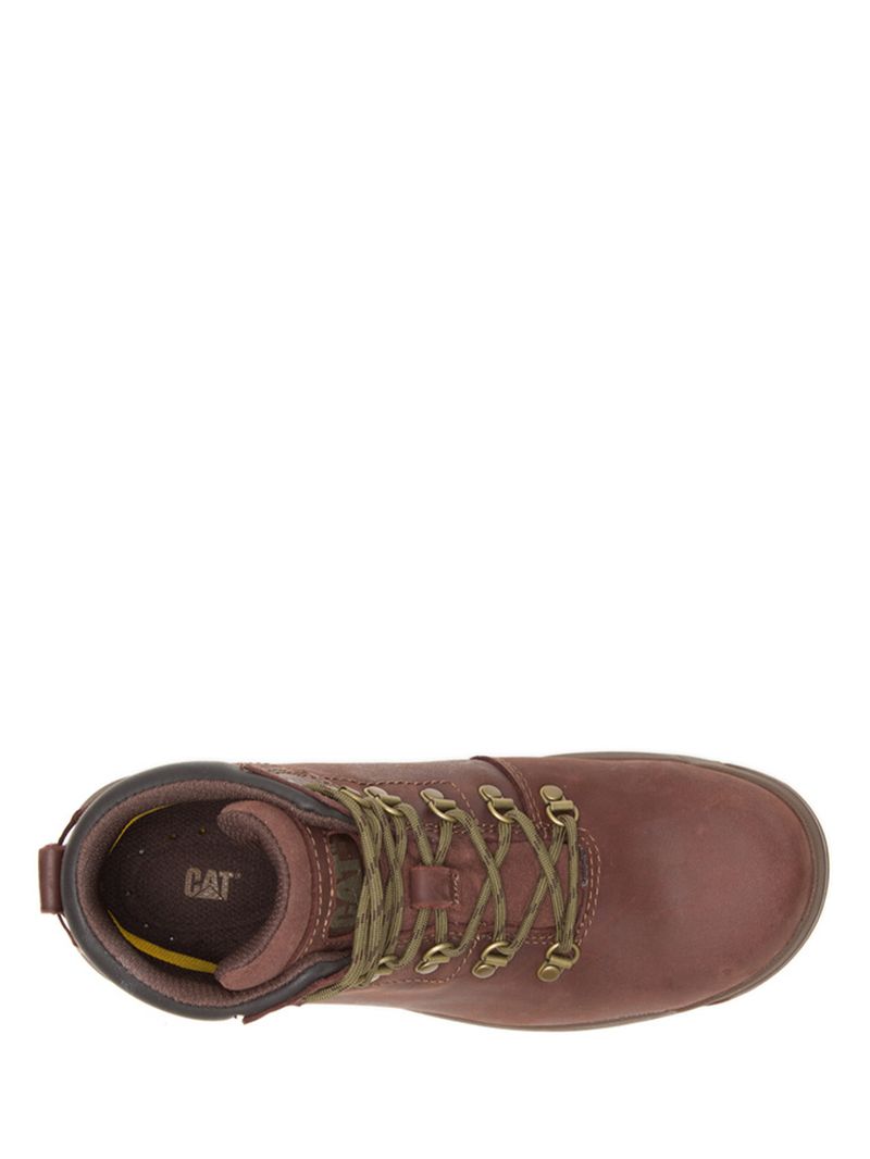 Botín Cuero Mujer Mae ST Waterproof Café Cat