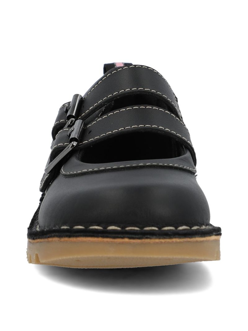 Guillermina Escolar Cuero Niña Spring Buckle