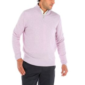 Sweater de Cashmere Hombre Halfzip