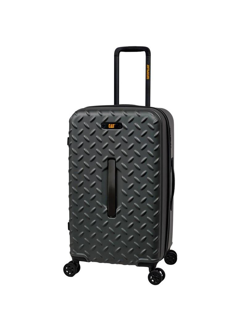 Maleta Mediana Industrial Plate Trunk Gris Oscuro CAT