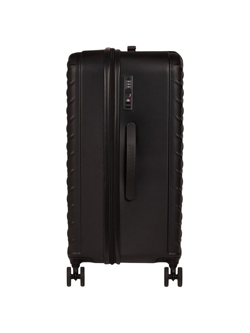 Maleta Mediana Industrial Plate Trunk Negro Cat