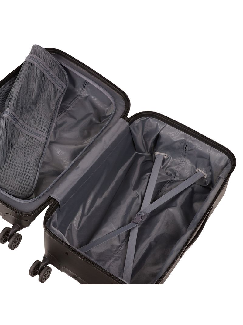 Maleta Mediana Industrial Plate Trunk Negro Cat