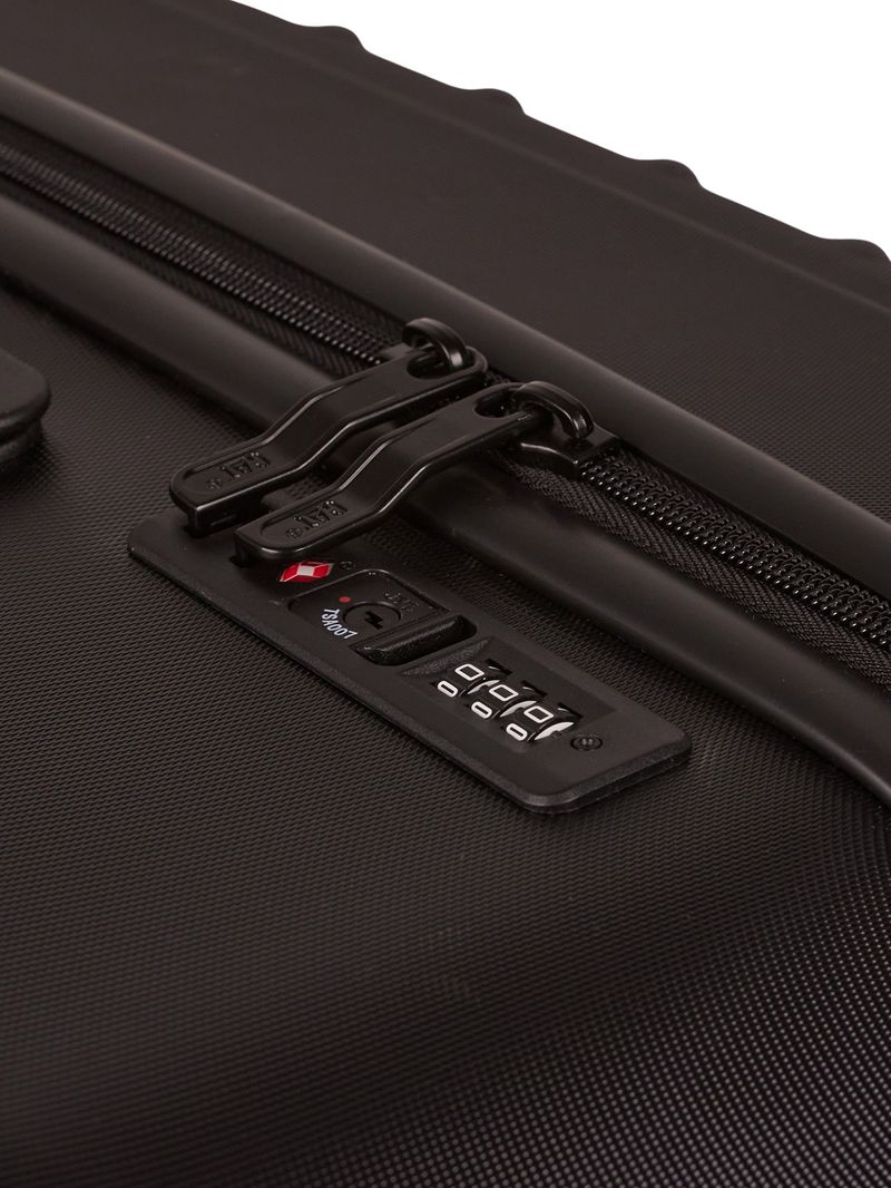 Maleta Mediana Industrial Plate Trunk Negro Cat