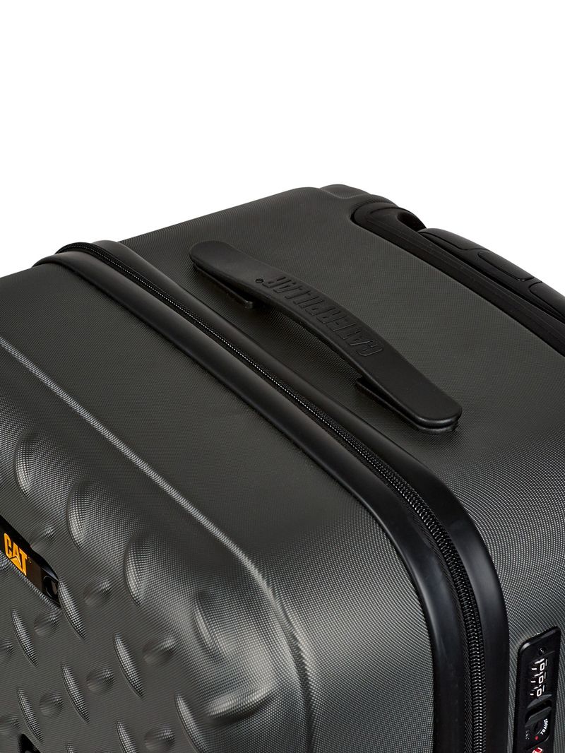 Maleta Mediana Industrial Plate Trunk Gris Oscuro CAT