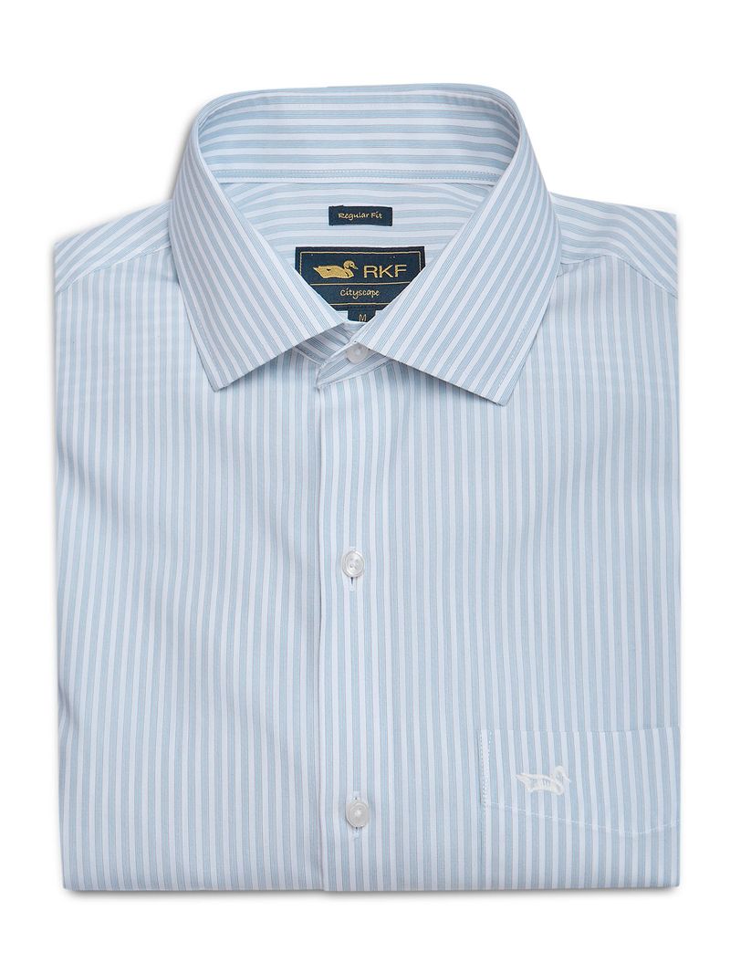 Camisa Algodón Hombre WF PC Azul Rockford