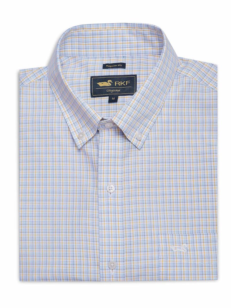 Camisa Algodón Hombre WF PB Café Rockford
