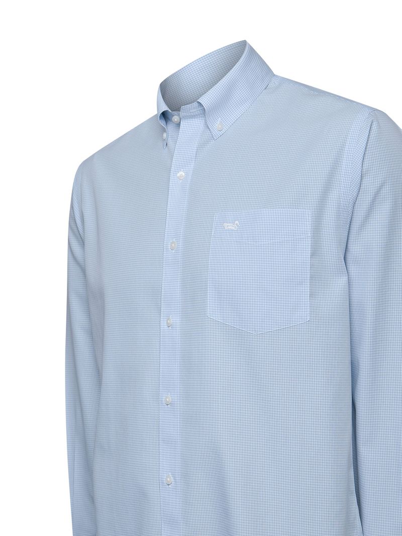 Camisa Algodón Hombre WF PB Azul Rockford
