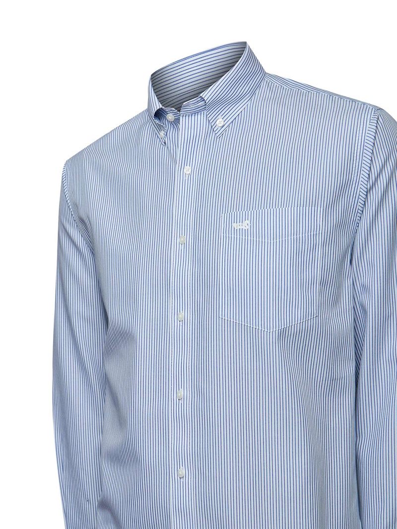 Camisa Algodón Hombre WF PB Azul Rockford