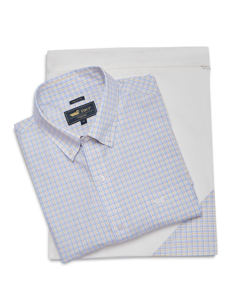 Camisa Algodón Hombre WF PB Café Rockford