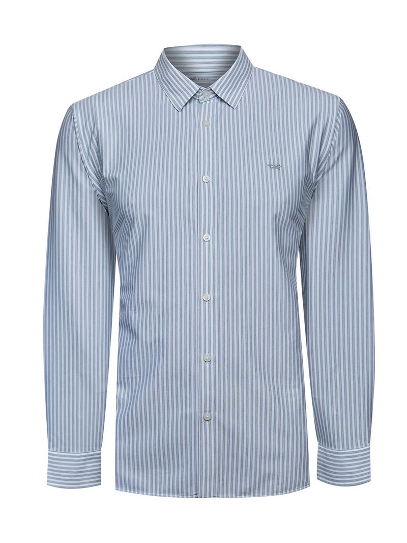 Camisa Algodón Hombre Rove Azul Rockford