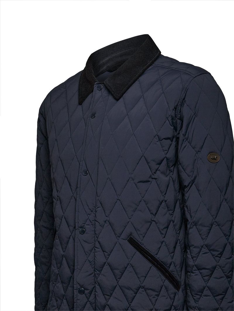 Parka Nylon Hombre Newport Azul Rockford