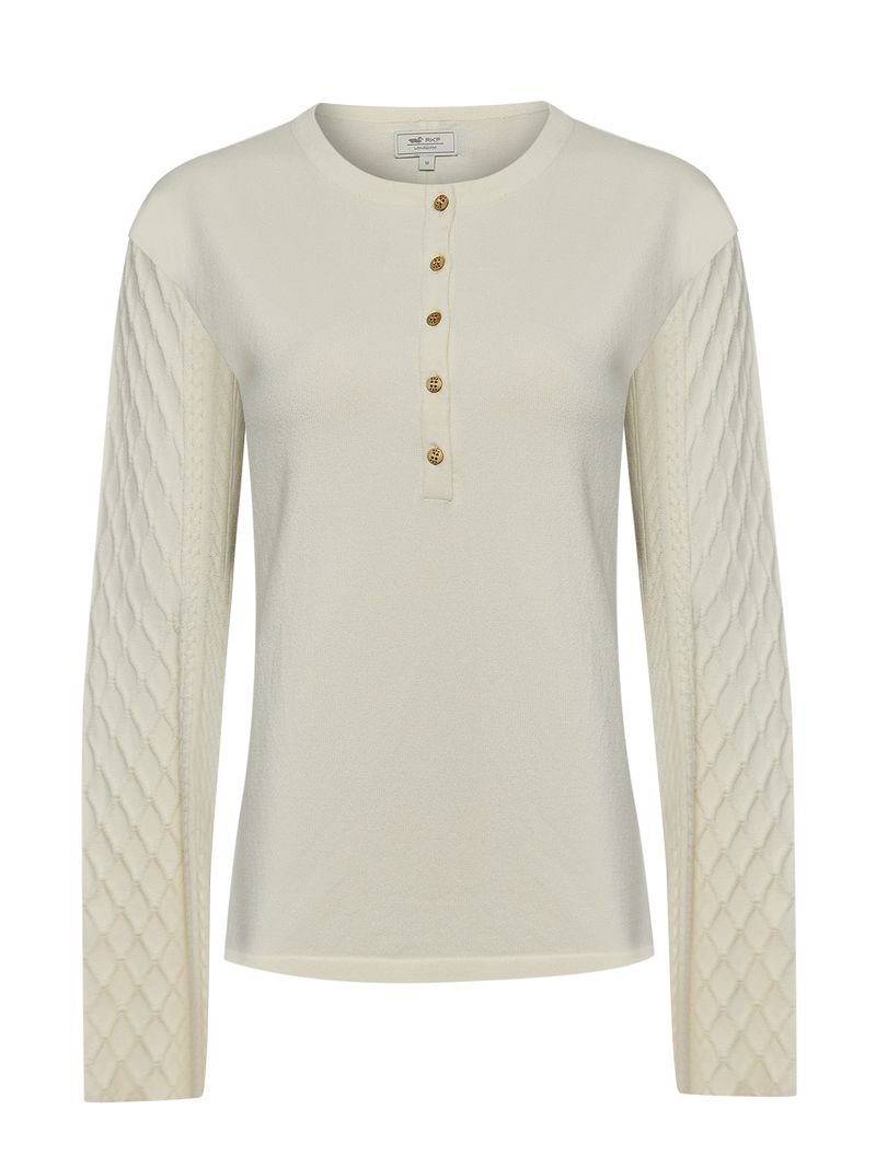 Polera Algodón Mujer Olmo Blanco Rockford