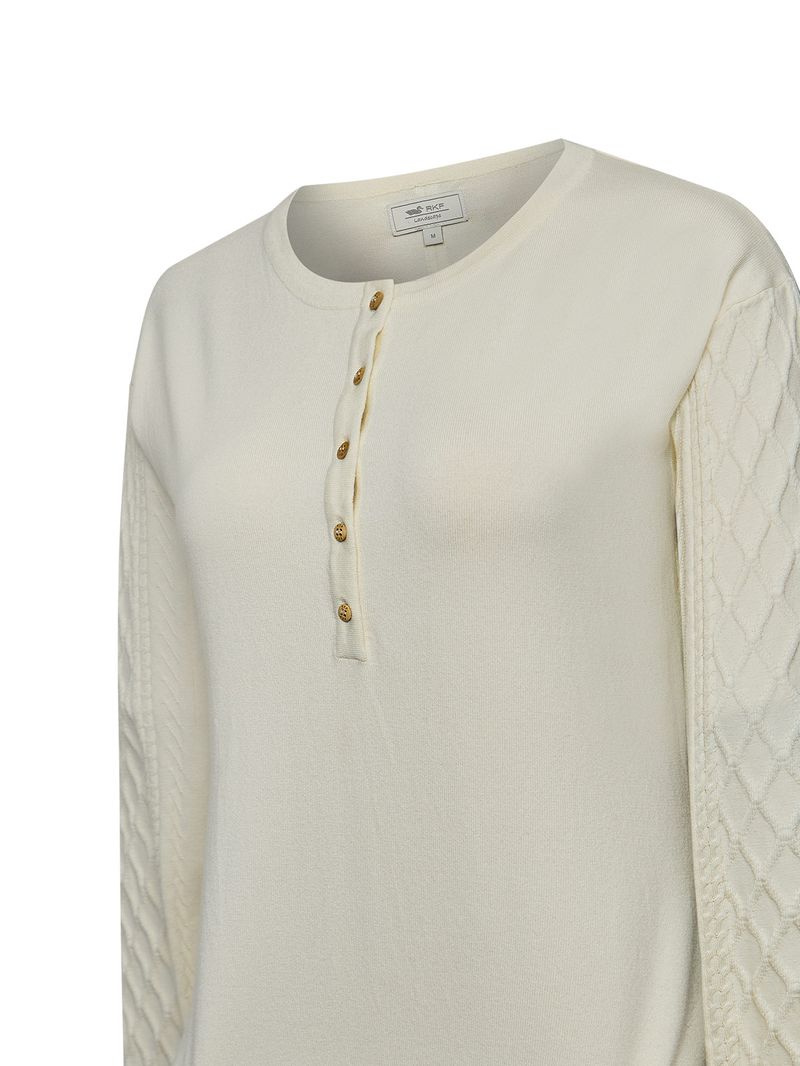 Polera Algodón Mujer Olmo Blanco Rockford