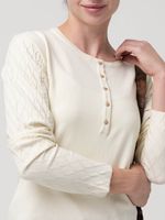 Polera Algodón Mujer Olmo Blanco Rockford