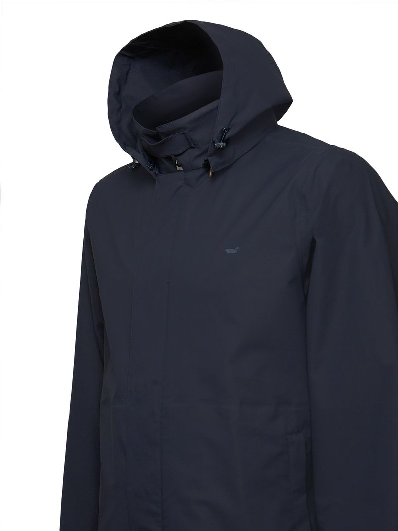 Impermeable Poliéster Reciclado Hombre Raincoat Café Rockford
