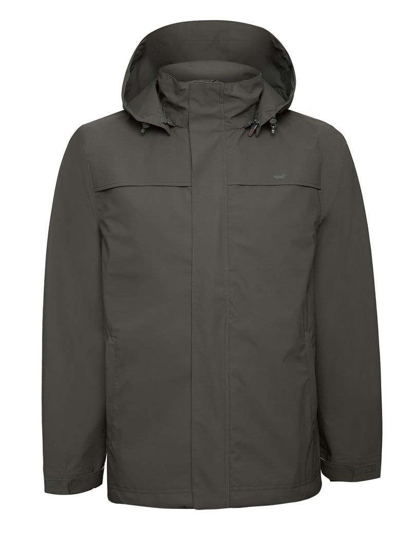 Impermeable Poliéster Reciclado Hombre Rain Café Rockford