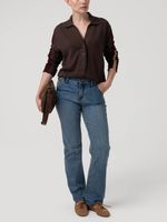 Sweater Algodón Orgánico Mujer Angelonia Café Rockford