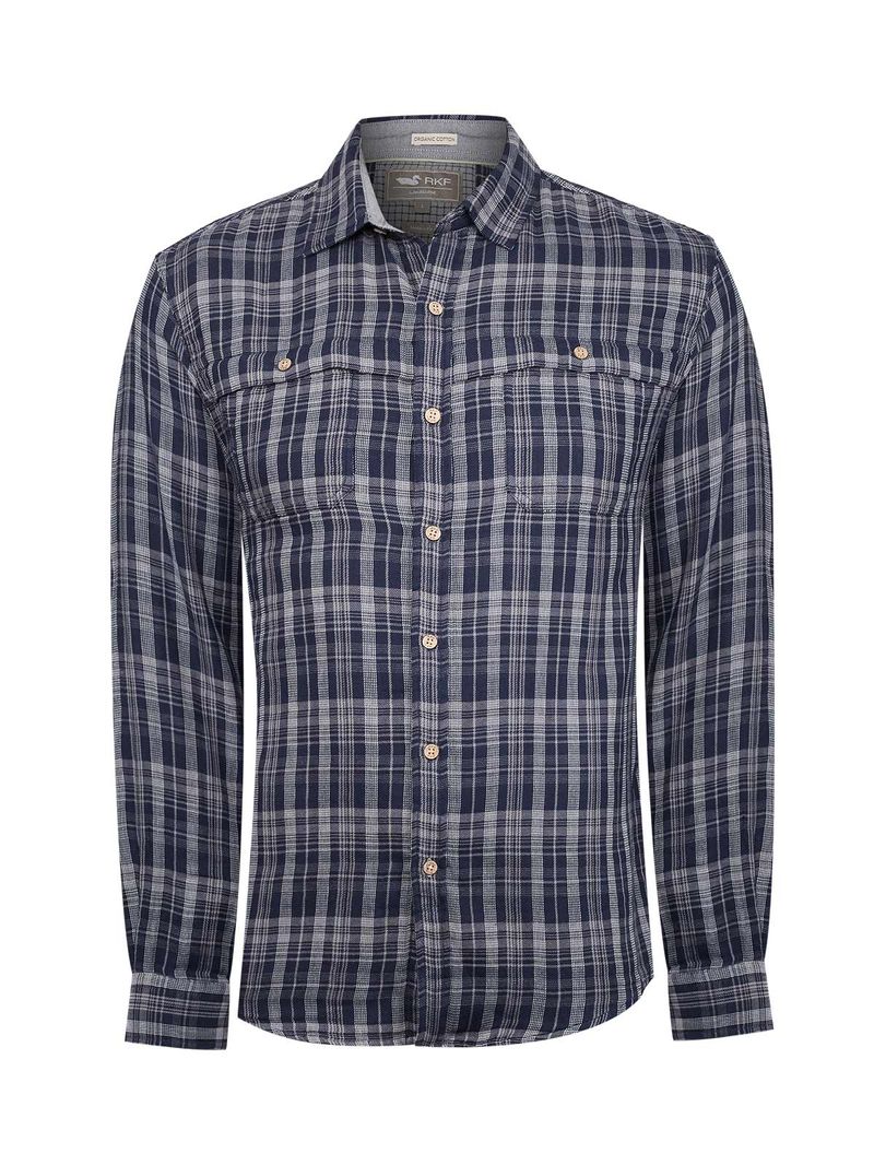 Camisa Algodón Orgánico Hombre Bradford Café Rockford