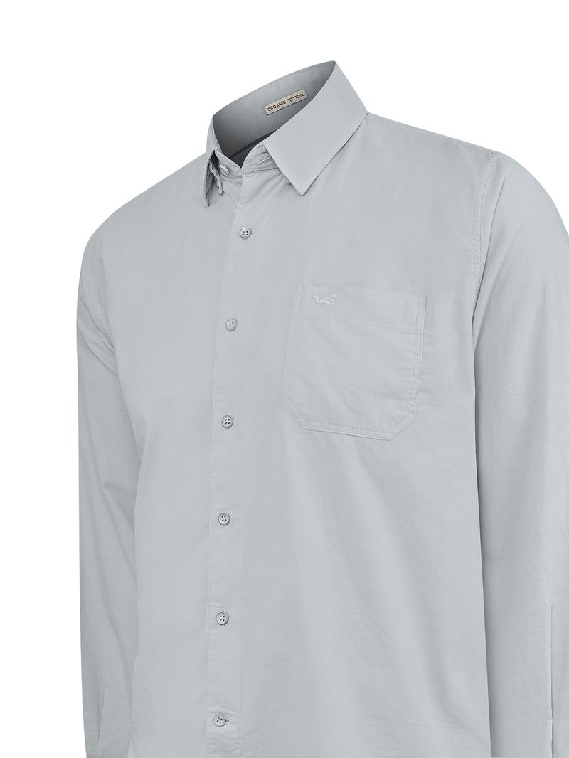 Camisa Algodón Orgánico Hombre Corduroy Café Rockford