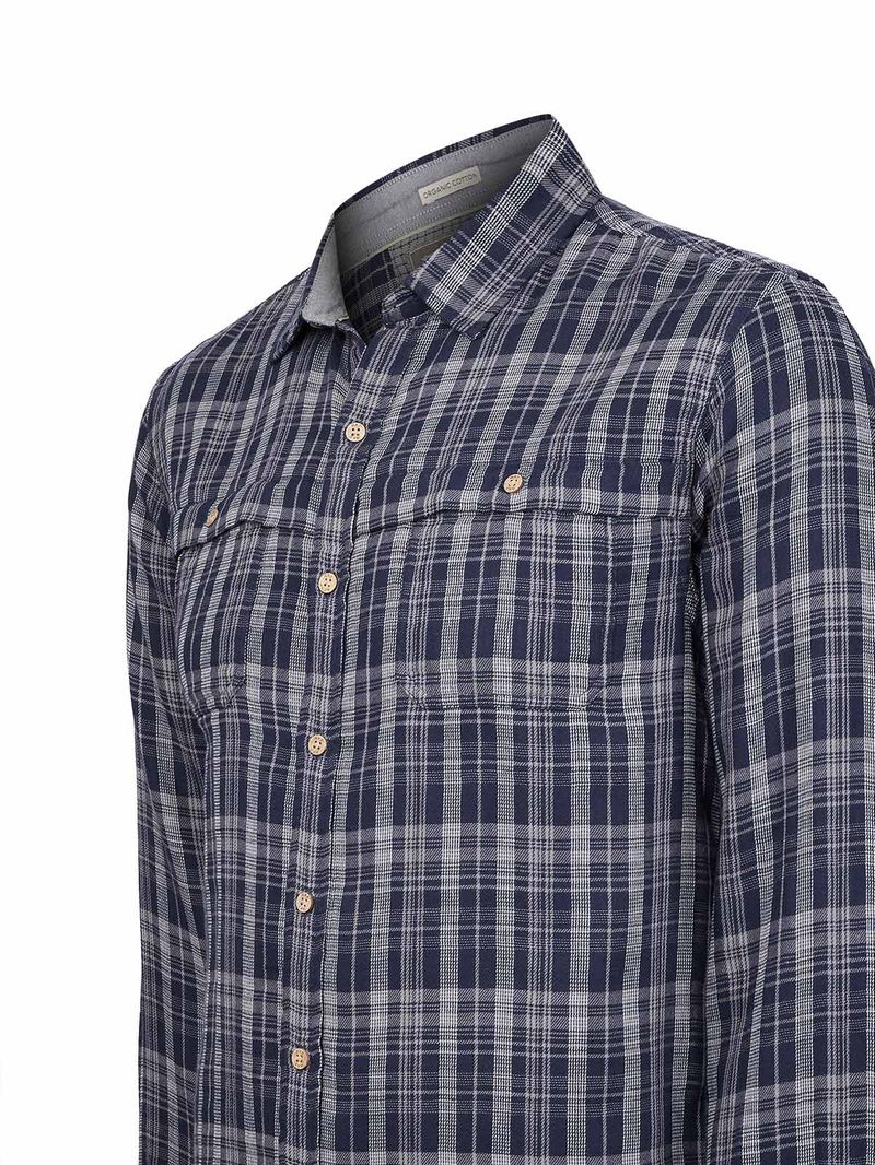 Camisa Algodón Orgánico Hombre Bradford Café Rockford