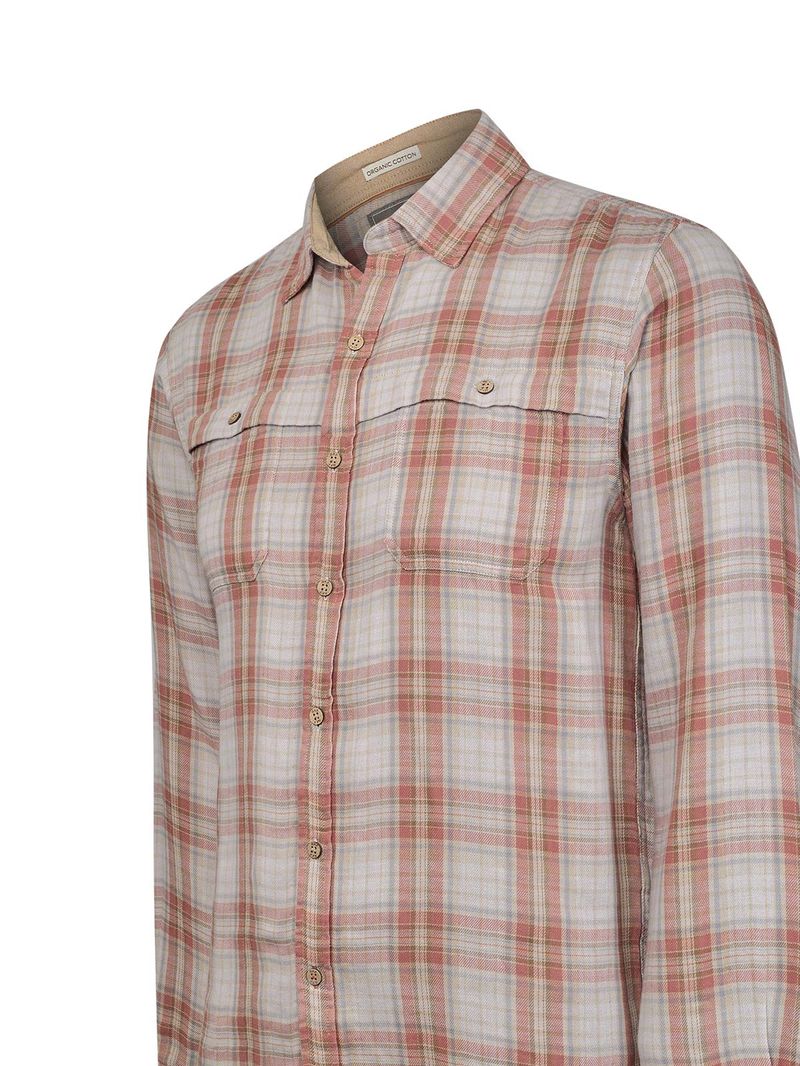 Camisa Algodón Orgánico Hombre Bradford Café Rockford