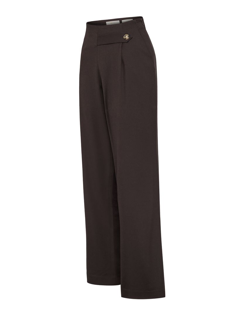 Pantalón Poliéster Reciclado Mujer Hornacal Café Rockford