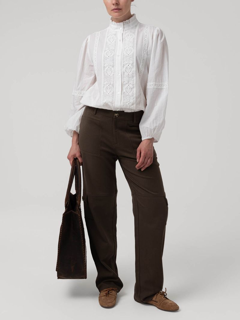 Pantalón Poliéster Reciclado Mujer Noa Verde Rockford