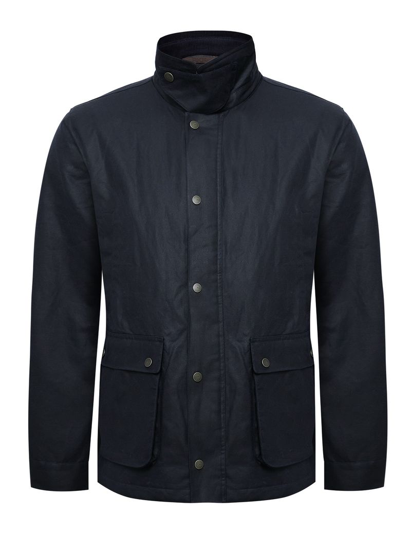 Chaqueta Algodón Hombre Wax Azul Rockford