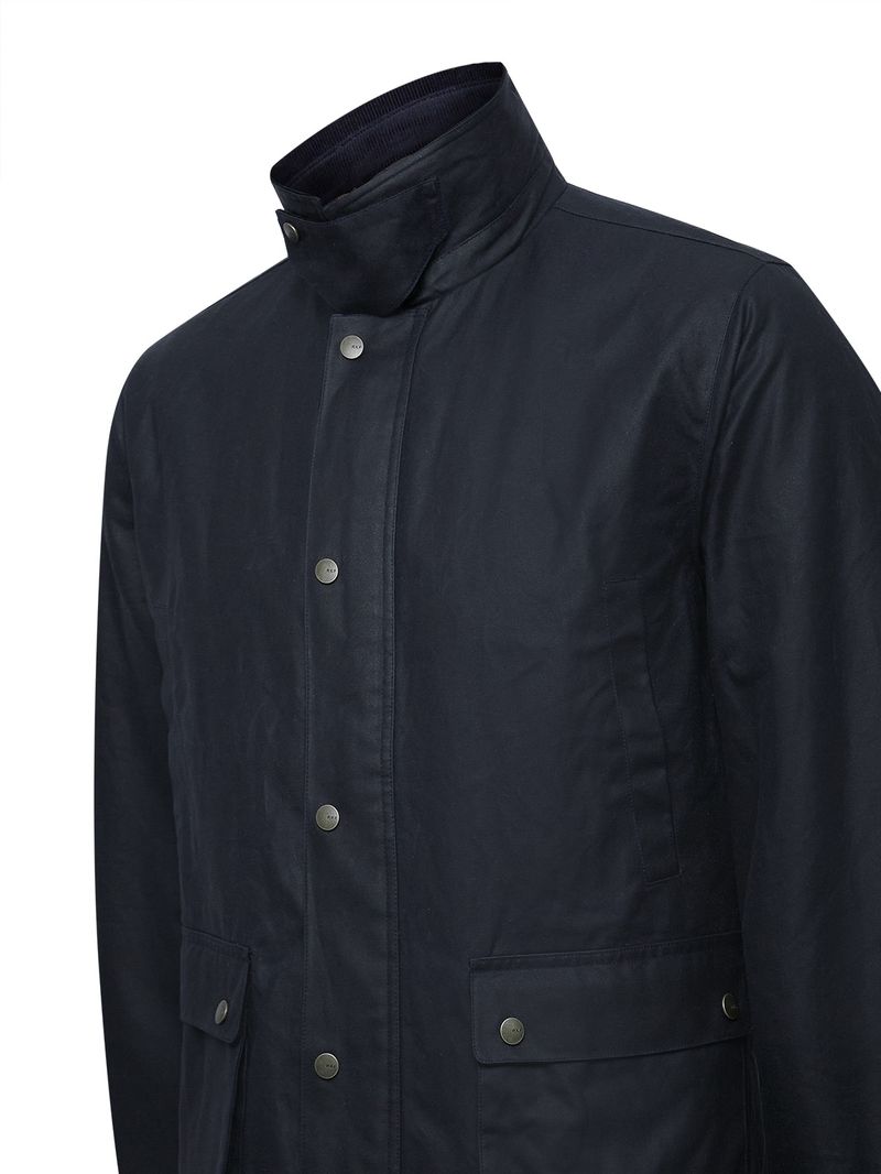 Chaqueta Algodón Hombre Wax Azul Rockford