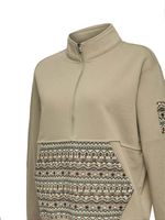 Polerón Algodón Orgánico Mujer Lika Café Rockford