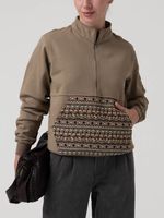 Polerón Algodón Orgánico Mujer Lika Café Rockford