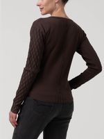 Polera Algodón/Poliéster Mujer Olmo Café Rockford