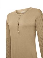 Polera Algodón Mujer Olmo Café Rockford