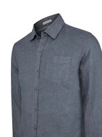Camisa Lino Orgánico Hombre Linen Café Rockford