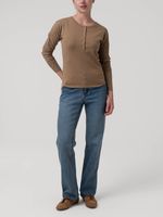 Polera Algodón Mujer Olmo Café Rockford