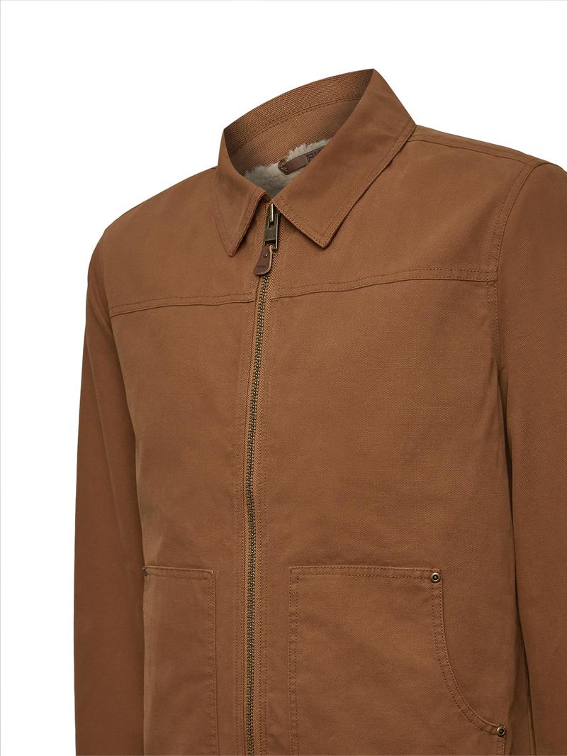 Chaqueta Algodón Orgánico Hombre Barrn Azul Rockford