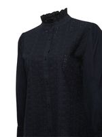 Blusa Algodón Orgánico Mujer Petunia Azul Rockford